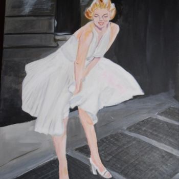 Pittura intitolato "Marilyn Monroe" da Kati, Opera d'arte originale