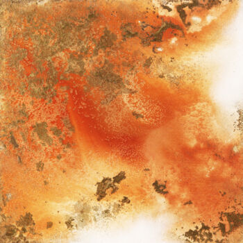 Картина под названием "INDIAN SUMMER 5" - Katja Lumpe, Подлинное произведение искусства, Акрил Установлен на Деревянная рама…