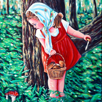 Painting titled "UNEXPECTED FIND" by Katreen Queen, Original Artwork