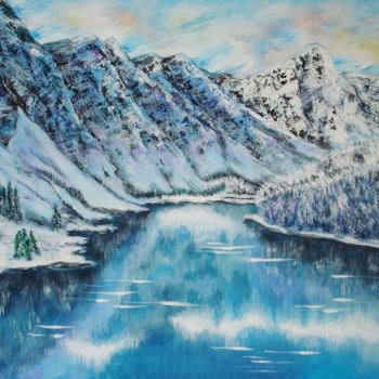 Painting titled "snow-in-november.jpg" by Katreen Queen, Original Artwork