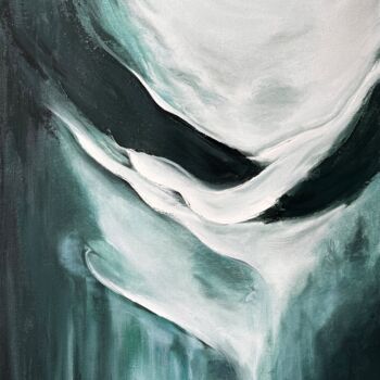 Картина под названием "Serenity" - Katsiaryna Budzko, Подлинное произведение искусства, Масло Установлен на Деревянная рама…