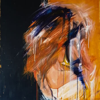 Pintura titulada "Dissolution" por Katsiaryna Budzko, Obra de arte original, Oleo Montado en Bastidor de camilla de madera