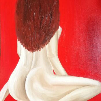 Oil painting, nude girl, nude, author's work.