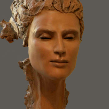Sculpture intitulée "carpe-diem" par Katyveline Ruiz, Œuvre d'art originale, Céramique