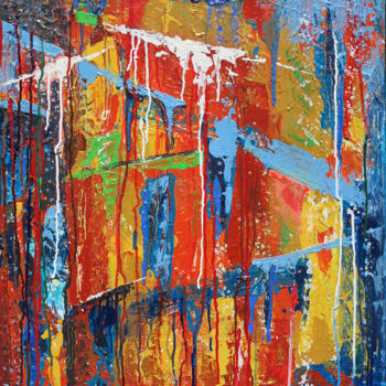 Malerei mit dem Titel "DEVELOPMENT" von Andrej Barov, Original-Kunstwerk, Acryl