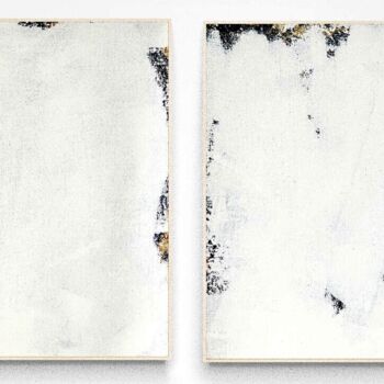 Peinture intitulée "Abstract no. 4021 m…" par Anita Kaufmann, Œuvre d'art originale, Acrylique
