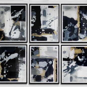 제목이 "Abstract no. 7520 b…"인 미술작품 Anita Kaufmann로, 원작, 아크릴
