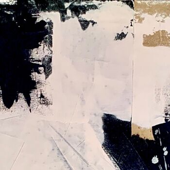 Malerei mit dem Titel "Abstract no. 323 bl…" von Anita Kaufmann, Original-Kunstwerk, Acryl
