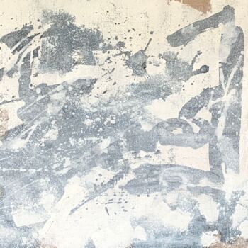 Peinture intitulée "Abstract no. 421 wh…" par Anita Kaufmann, Œuvre d'art originale, Acrylique