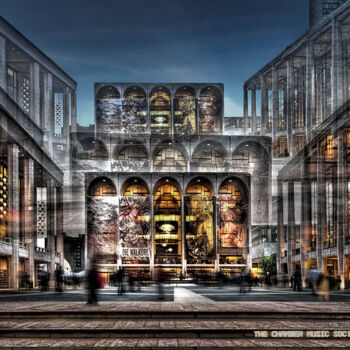 Fotografia intitolato "The Lincoln  Center…" da Kavi Sanchez, Opera d'arte originale, Fotografia digitale