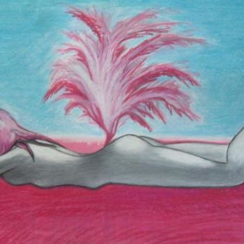 Peinture intitulée "Ariane au repos" par Kaya, Œuvre d'art originale
