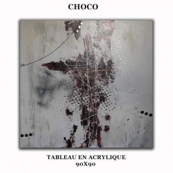 Pittura intitolato "CHOCO" da Kaÿa, Opera d'arte originale, Olio