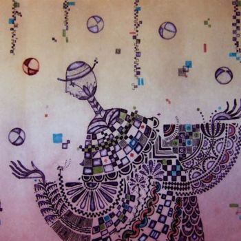 Εκτυπώσεις & Χαρακτικά με τίτλο "Jongleur" από Kayoko Konomi, Αυθεντικά έργα τέχνης