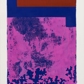 Incisioni, stampe intitolato "Untitled (20190901)" da Kazuhiro Higashi, Opera d'arte originale, Monotipo