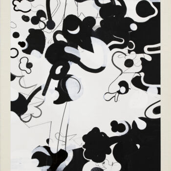 Dessin intitulée "Untitled (20231121)" par Kazuhiro Higashi, Œuvre d'art originale, Acrylique