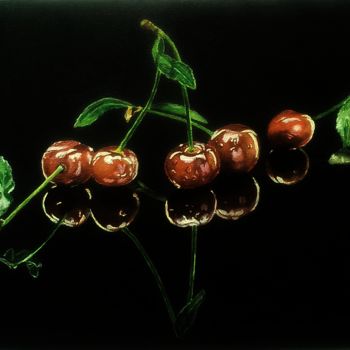 Painting titled "Cherry" by Mrde2016, Original Artwork, Acrylic