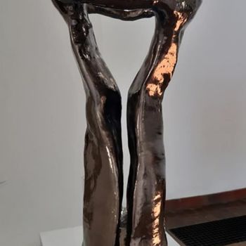 Rzeźba zatytułowany „"TANIEC"” autorstwa Kochan Elżbieta, Oryginalna praca, Ceramika