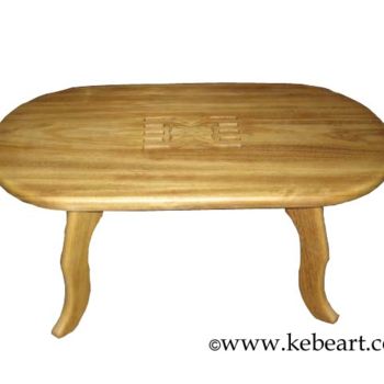 Design intitulée "Table Basse piéd de…" par Kebe, Œuvre d'art originale