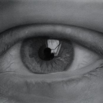 Drawing titled "close up" by Keef Art, Original Artwork, Graphite