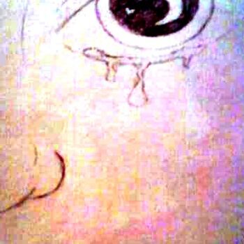 「through these eyes」というタイトルのデジタルアーツ Keely Mitchellによって, オリジナルのアートワーク
