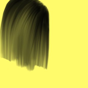 Digitale Kunst mit dem Titel "Jennifer's Haare" von Keep Magic, Original-Kunstwerk, Digitale Malerei