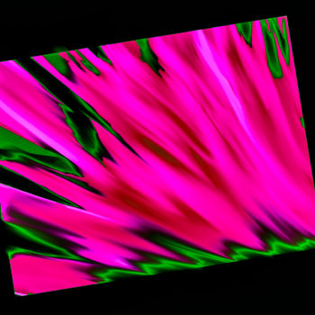 Digital Arts titled "Sky in Pink" by Keep Magic, Original Artwork, Digital Painting Mounted on Wood Stretcher frame