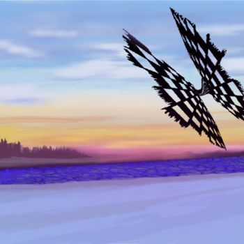 "Schmetterlingsdrohne" başlıklı Dijital Sanat Keep Magic tarafından, Orijinal sanat, Dijital Resim