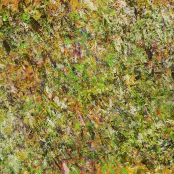 Digitale Kunst mit dem Titel "Meadow with summer…" von Keep Magic, Original-Kunstwerk, Digitale Malerei Auf Keilrahmen aus H…