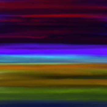 Digitale Kunst mit dem Titel "Sky Colors" von Keep Magic, Original-Kunstwerk, Digitale Malerei