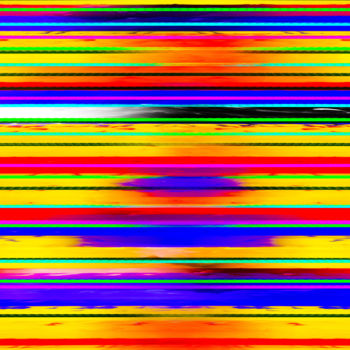 Arte digital titulada "Keyboard of Colors" por Keep Magic, Obra de arte original, Pintura Digital Montado en Bastidor de cam…