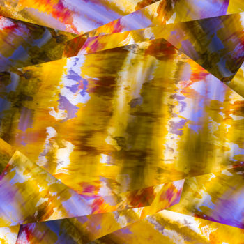 Digital Arts titled "Golden Star" by Keep Magic, Original Artwork, Digital Painting