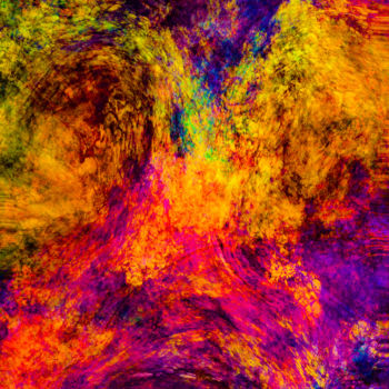 Digitale Kunst mit dem Titel "Dream of Colors" von Keep Magic, Original-Kunstwerk, Digitale Malerei Auf Keilrahmen aus Holz…