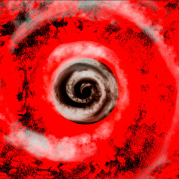 Digitale Kunst getiteld "The Black Hole" door Keep Magic, Origineel Kunstwerk, Digitaal Schilderwerk