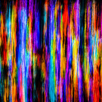 Arte digital titulada "Merging Colors" por Keep Magic, Obra de arte original, Pintura Digital Montado en Bastidor de camilla…