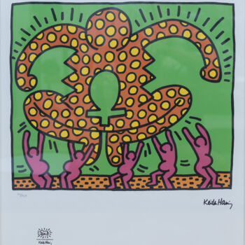 Impressões e gravuras intitulada "keith_haring_4" por Keith Haring, Obras de arte originais