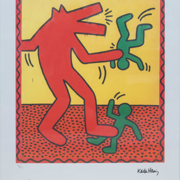 Estampas & grabados titulada "keith_haring_2" por Keith Haring, Obra de arte original