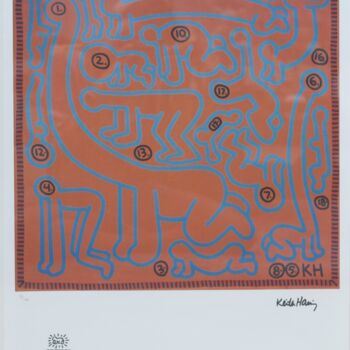 Отпечатки и Гравюры под названием "keith_haring_1" - Keith Haring, Подлинное произведение искусства