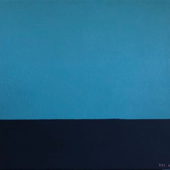 Malerei mit dem Titel "The Sea Ahead" von Kel Clarke, Original-Kunstwerk, Acryl