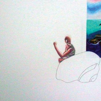 Σχέδιο με τίτλο "Seashell II" από Kel Clarke, Αυθεντικά έργα τέχνης, Άλλος