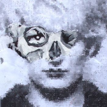 「Myra's Mask」というタイトルの製版 Nick Kelleherによって, オリジナルのアートワーク