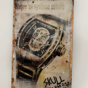 Collages titled "Richard Mille Watch…" by Kellnington, Original Artwork, Collagraphy