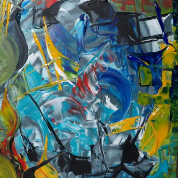 "Abstract painting.1E" başlıklı Tablo Kelly Mathieu tarafından, Orijinal sanat, Akrilik