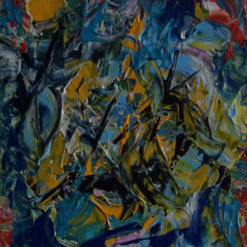 Ζωγραφική με τίτλο "Abstract painting.1…" από Kelly Mathieu, Αυθεντικά έργα τέχνης, Ακρυλικό