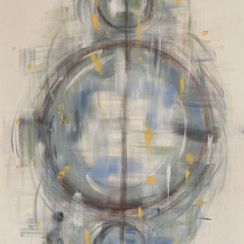 Peinture intitulée "circle of control" par Kelly S., Œuvre d'art originale, Acrylique