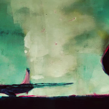Pittura intitolato "Area 51" da Kelvin Smits, Opera d'arte originale, Acrilico