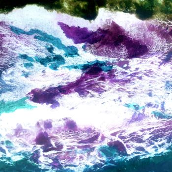 Pittura intitolato "Nuclear Wave" da Kelvin Smits, Opera d'arte originale, Olio