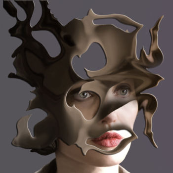 Arte digital titulada "Jolie" por Kempfi, Obra de arte original