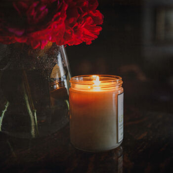 Photography titled "Flowers & Candles" by Ken Gehring, Original Artwork, Digital Photography