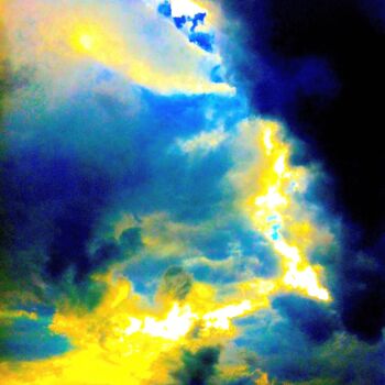 Fotografie mit dem Titel "Clouds 558a" von Ken Lerner, Original-Kunstwerk, Digitale Fotografie