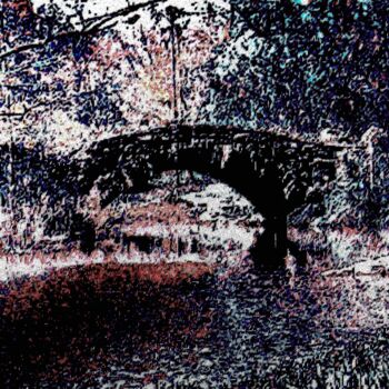 Photographie intitulée "Central Park - Bow…" par Ken Lerner, Œuvre d'art originale, Photographie numérique
